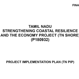 TN-SHORE project implementation plan